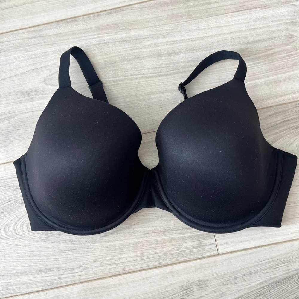 Soma Enbliss Full Coverage Bra Everyday Black 38DD Ultra Soft Contour
